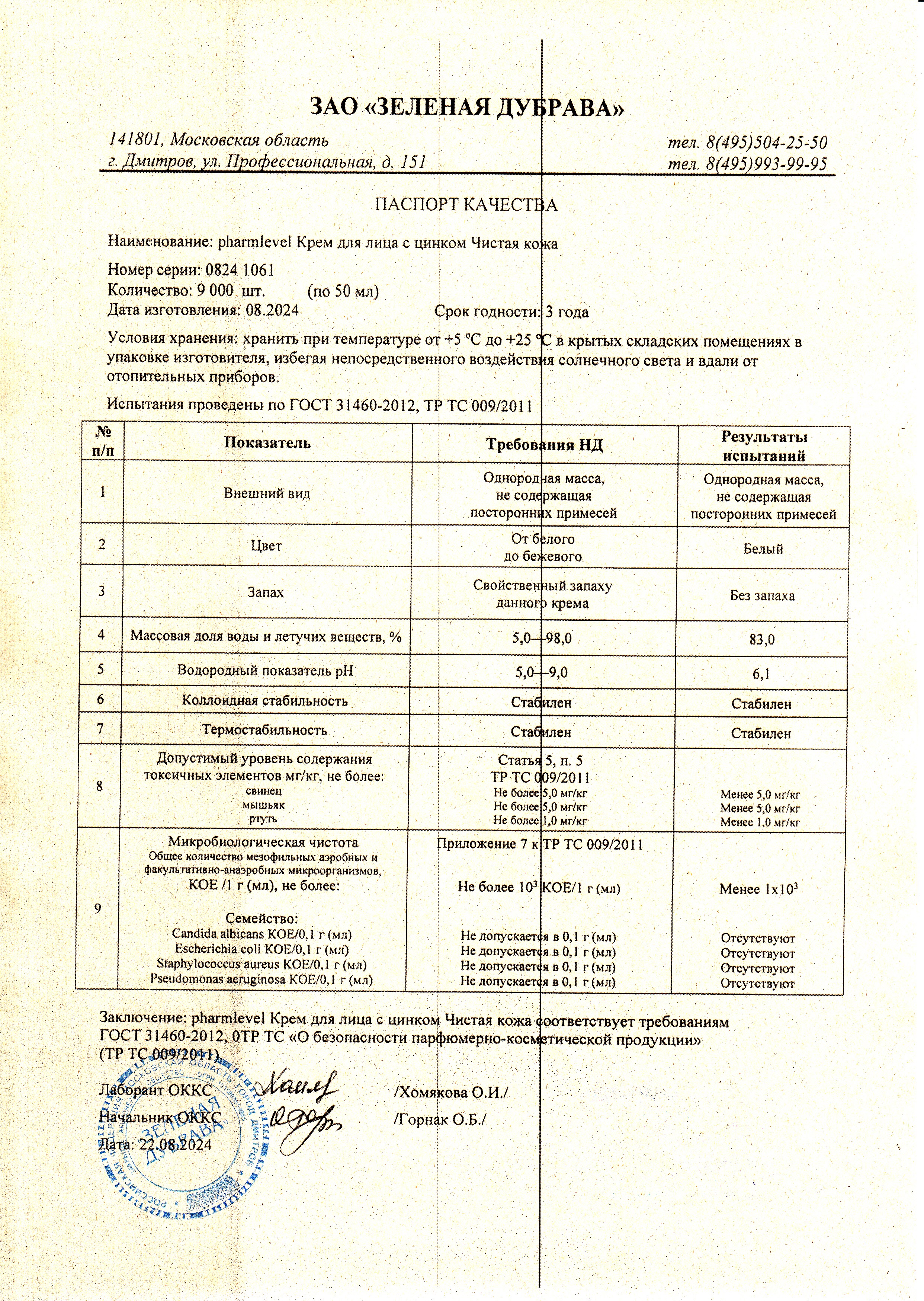 Паспорт №082024